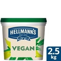 HELLMANN'S  Vegan Mayonnaise, hink, 72 %, 1 x 2,5 kg